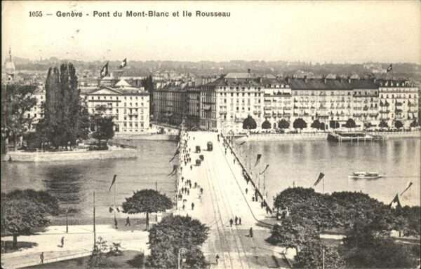 Genf GE Pont du Mont-Blanc
Ile Rousseau