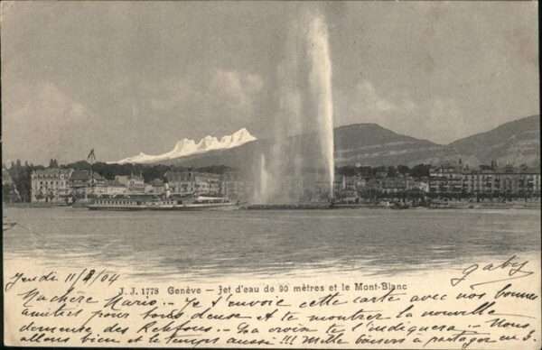 Genf GE Jet d`eau
Mont-Blanc