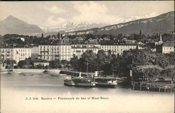 Genf GE Promenade du Lac 
Mont-Blanc