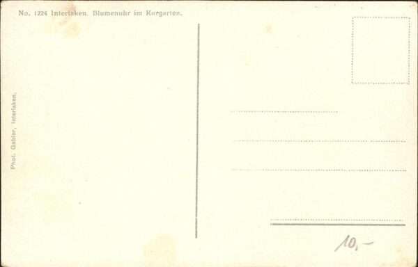 Interlaken BE Kurgarten
Blumenuhr – Bild 2