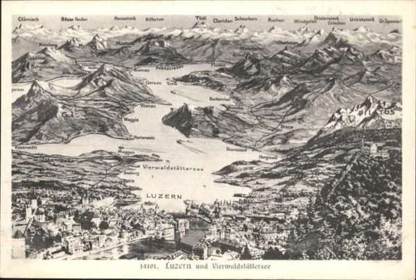 Luzern LU Panoramakarte
Gersau
Hausstock
Tödi