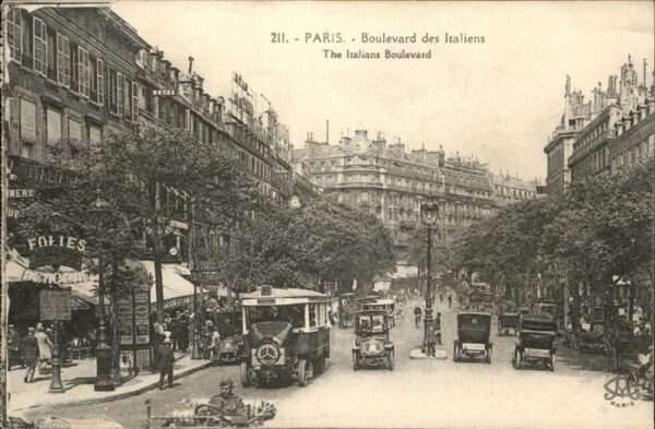Paris Boulevard des Italiiens