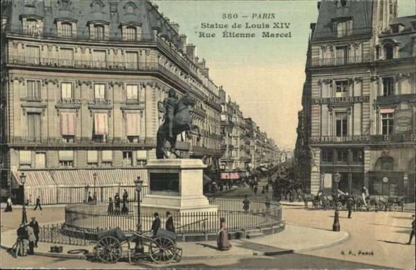 Paris Statue de Louis XIV.
Rue Etienne Macel
