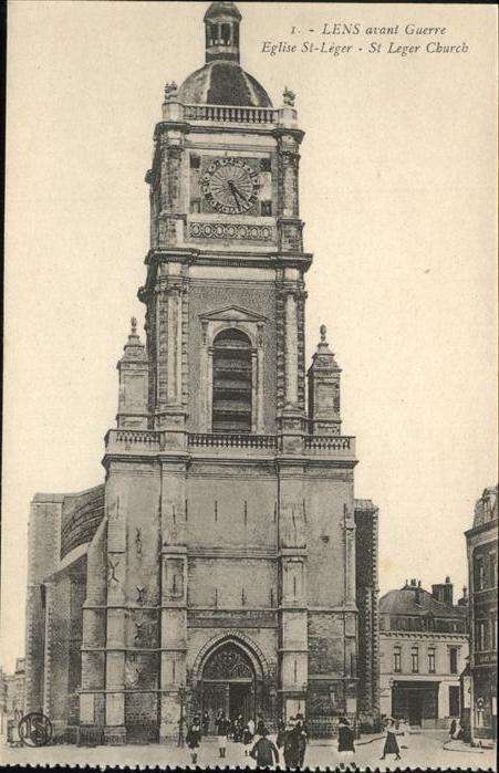Lens Pas-de-Calais Eglise St.-Leger