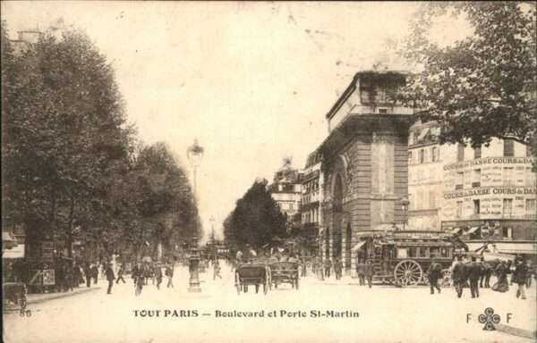 Paris Boulevard 
Porte St.-Martin