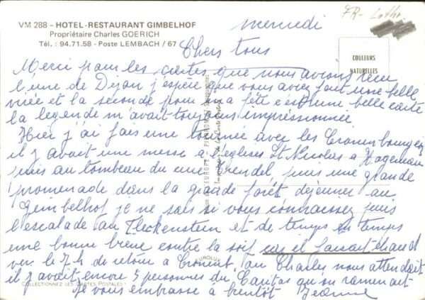 Lembach Bas Rhin Elsass Le Gimbelhof – Bild 2