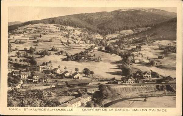 Saint-Maurice-sur-Moselle Quartier de la Gae 
Ballon d`Alsace