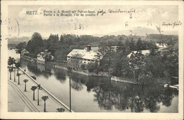 Metz  57 Moselle Partie a. d. Mosel