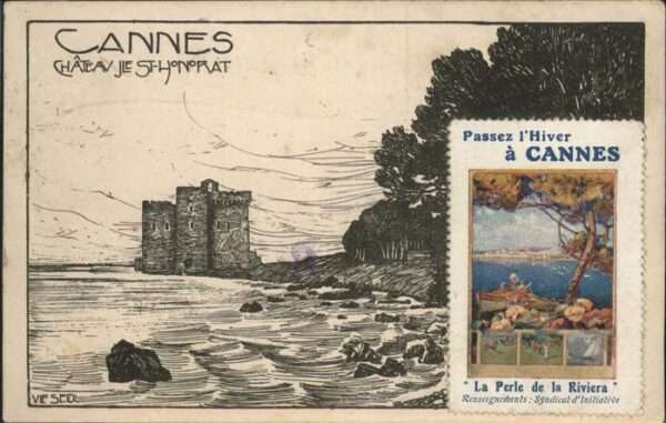 Cannes Alpes-Maritimes Chateau Ile St. Honorat