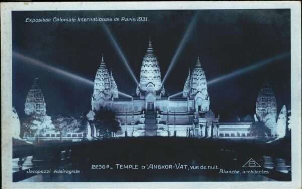 Exposition Coloniale Paris 1931 Temple Angkor Vat