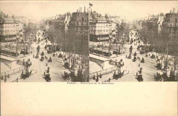 Paris Boulevard Madeleine Kutsche