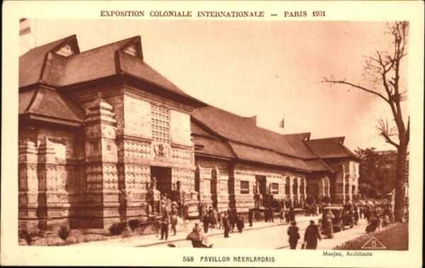 Exposition Coloniale Paris 1931 Pavillon Neerlandais