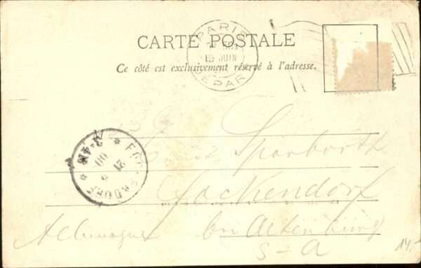 Exposition Universelle Paris 1900 Palais du Ville Schiff – Bild 2
