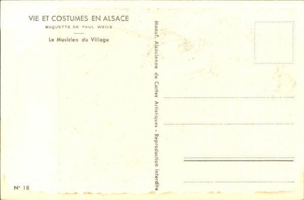 Akkordeon Elsass Holzschuhe Trachten – Bild 2