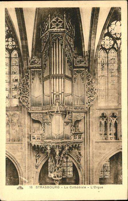 Strasbourg Alsace Cathedrale Orgue