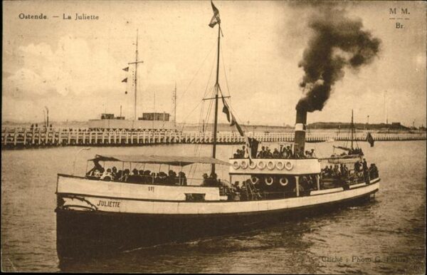 Schiffe Ships Navires La Juliette Ostende