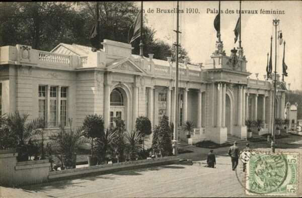 Exposition Bruxelles 1910 Palais travaux feminins