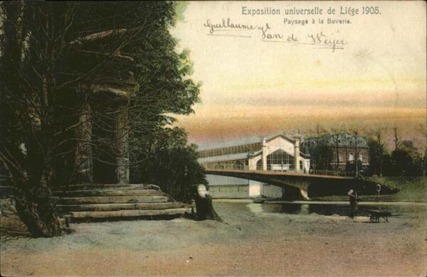 Exposition Universelle Liege 1905 Paysage Boverie