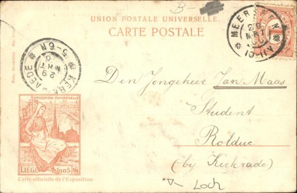 Exposition Universelle Liege 1905 Paysage Boverie – Bild 2