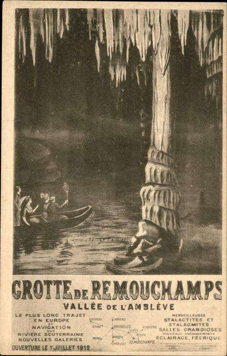 Remouchamps Liege Grotte Boot