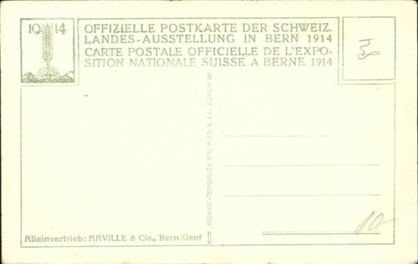 Landesausstellung Bern 1914 Restaurant Studerstein – Bild 2