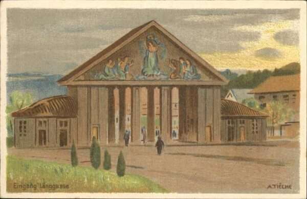 Landesausstellung Bern 1914 Eingang Länggasse Künstler A Tieche