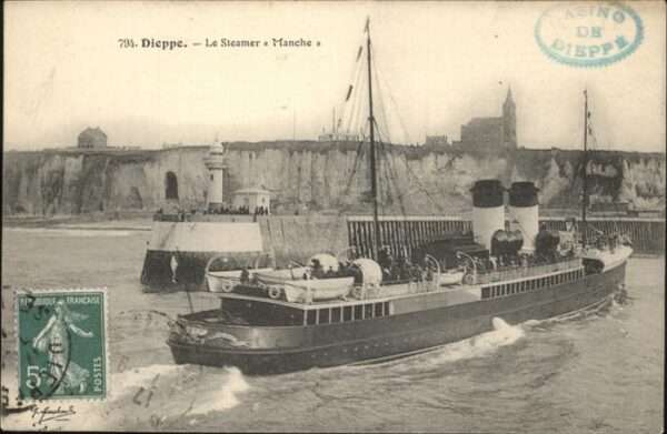 Schiffe Ships Navires Dieppe Steamer Manche