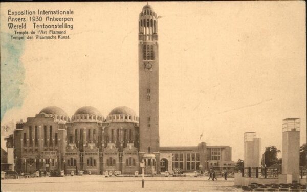 Exposition Internationale Anvers 1930 Temple  Vlaamische Kunst