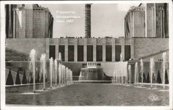 Exposition Internationale Paris 1937 Springbrunnen
