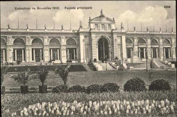 Exposition Bruxelles 1910 Facade principale