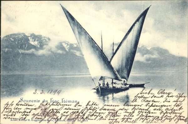 Segelboote Lac Leman
