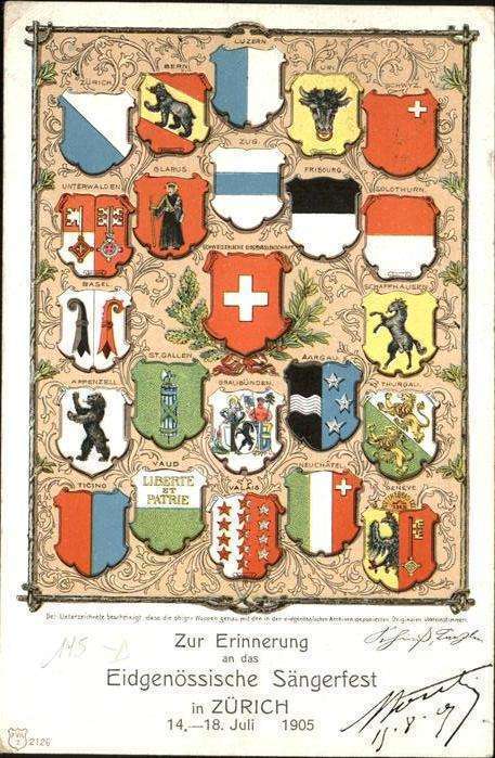Wappen Eidgenössisches Sängerfest Zürich