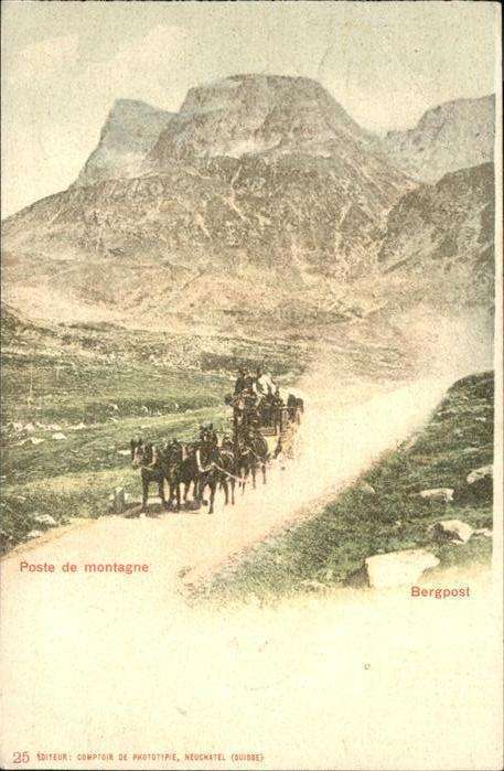 Postkutsche Bergpost