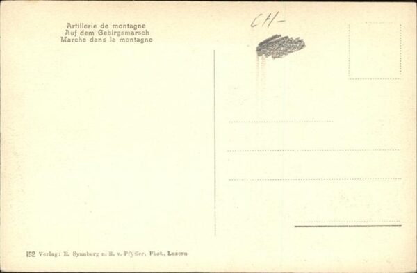 Artillerie Gebirgsartillerie Pferde – Bild 2