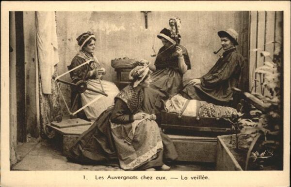 Pfeife Les Auvergnats chez eux