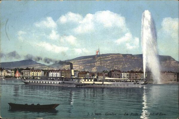 Dampfer Binnenschifffahrt Geneve