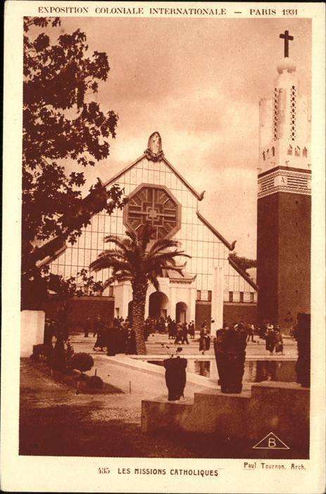 Exposition Coloniale Paris 1931 Missions Catholiques