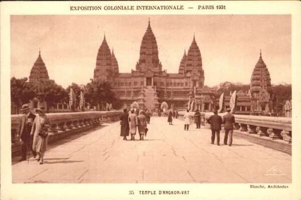 Exposition Coloniale Paris 1931 Temple Angkor Vat