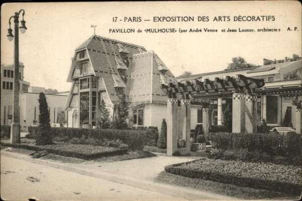 Exposition Arts Decoratifs Paris 1925 Pavillon Mulhouse