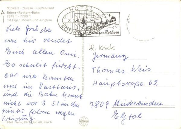Bergbahn Brienz Rothorn Bahn – Bild 2