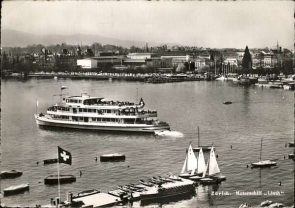 Schiffe Ships Navires Linth Zürich