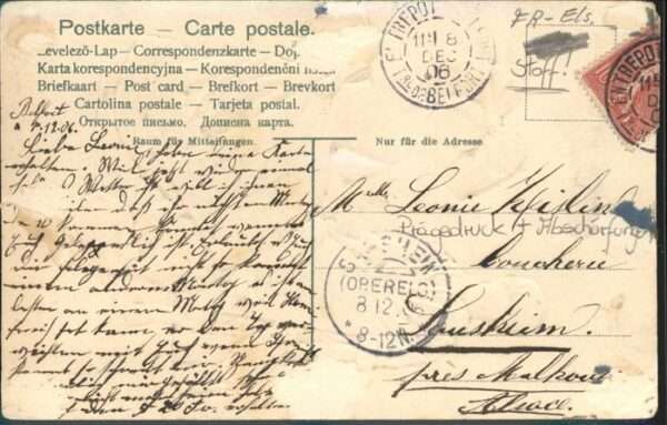 Trachten Elsass Prägedruck – Bild 2