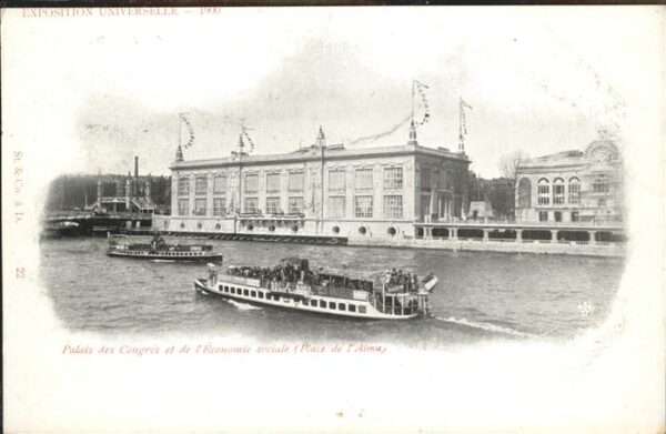 Exposition Universelle Paris 1900 Palais Congres Schiffe