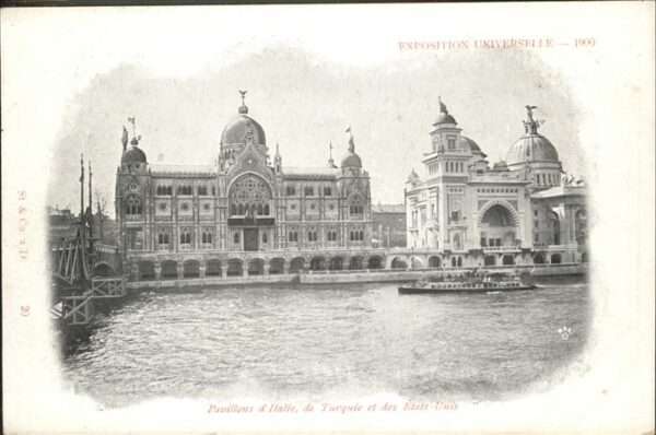 Exposition Universelle Paris 1900 Pavillons Italie Schiff
