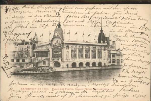 Exposition Universelle Paris 1900 Palais des Forets Schiff