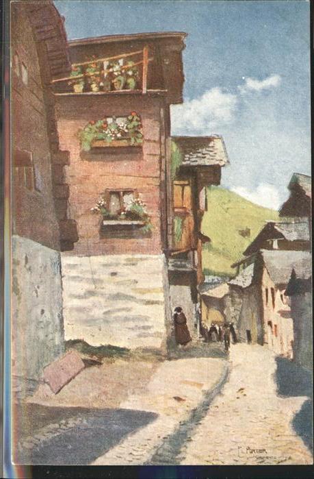 Kuenstlerkarte Francis Portier Grimentz