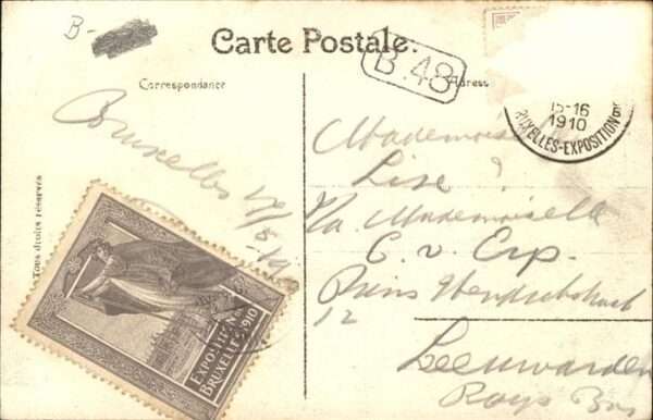 Exposition Bruxelles 1910 Pavillon Indo chine – Bild 2