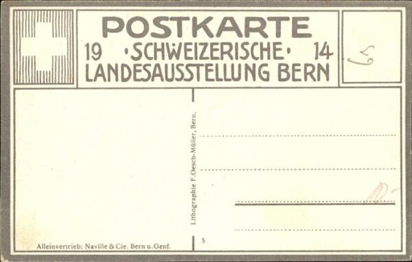 Landesausstellung Bern 1914 Fliegeraufnahme – Bild 2