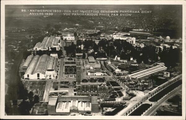 Exposition Internationale Anvers 1930 Fliegeraufnahme