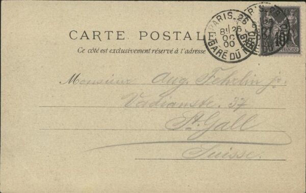 Exposition Universelle Paris 1900 Schiffe Palais Forets – Bild 2